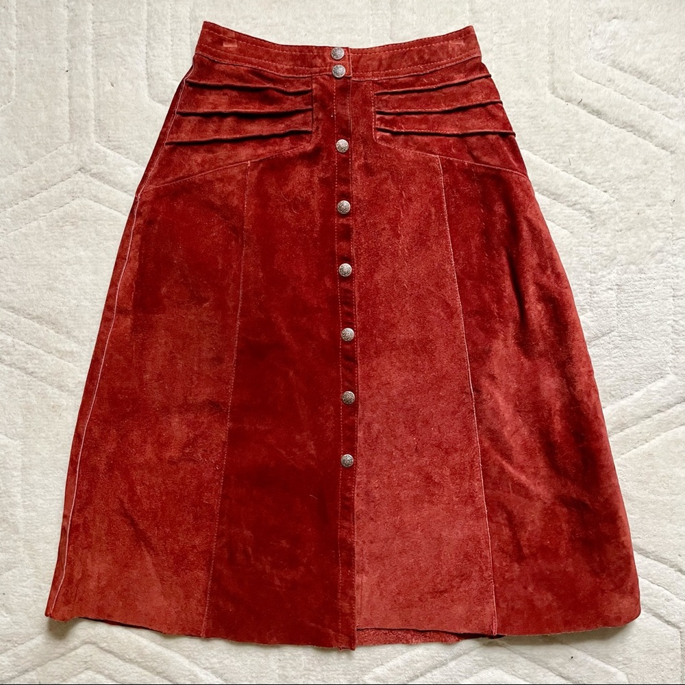 Argentinian leather skirt